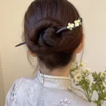 Jasmine Flower Wood Hairpin