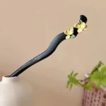 Jasmine Flower Wood Hairpin-2