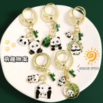 Metal Cute Panda Keychain-2