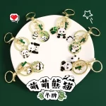 Metal Cute Panda Keychain-3