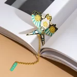 Metal Swallow Kite Bookmark