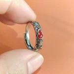 Adjustable Gourd Ring with Pattern-2