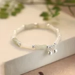 Bamboo Joint Bell Bracelet