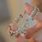 Bell and Chinese Character Fu Long Bracelet-2