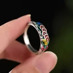 Five Emperor Copper Coins Adjustable Ring-1