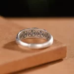 Five Emperor Copper Coins Adjustable Ring-3