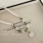 Glass Bead Auspicious Cloud Necklace