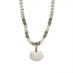 Glass Bead Auspicious Cloud Necklace-3
