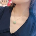 Good Luck Chinese Fu Ping An Buckle Necklace-1