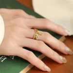 Lucky Auspicious Cloud Open-end Ring-1