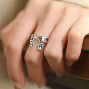 Lucky Auspicious Cloud Open-end Ring