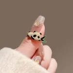 Panda Bamboo Open-end Ring-2