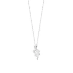 S925 Sterling Silver Snake Necklace Ring and Earring-3