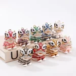 Colorful Lion Dance Keychain