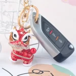 Colorful Lion Dance Keychain-2