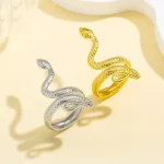 Fashion Personality Stainless Steel Snake Ring-2