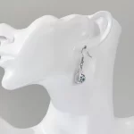Asymmetric Ceramic Tea Cups and Plates Earrings-1