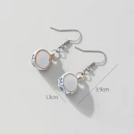 Asymmetric Ceramic Tea Cups and Plates Earrings-2