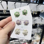 Camellia Ear Stud Earrings-2