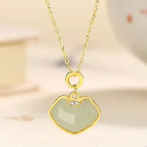 925 Silver Ruyi Lock Necklace