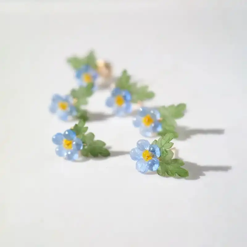 Blue Forget-me-not Earrings