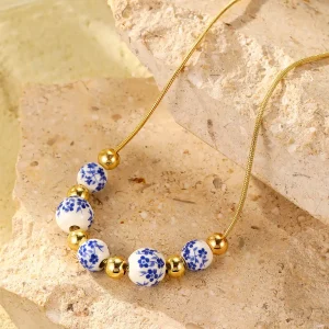 Ceramic Bead Necklace