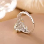 Copper Coin Toad Adjustable Ring-2