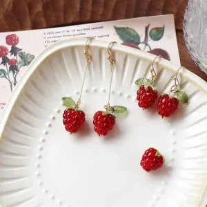Cute Raspberry Earrings