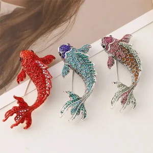 Lucky Koi Fish Brooch