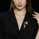 Magnolia Flower Brooch-2