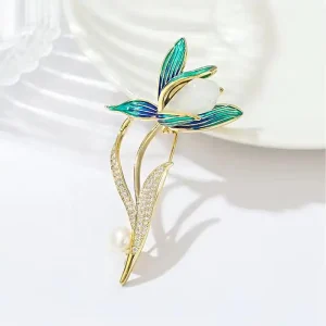 Magnolia Flower Brooch