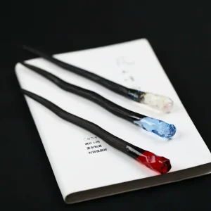 Simple Sandalwood Wand Hairpin
