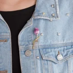 Simple Tulip Brooch-1