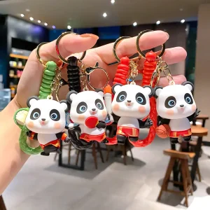Sports Panda Keychain