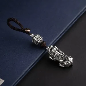 Alloy Pixiu keychain Pendant