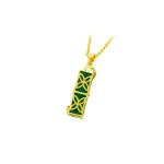 Bamboo Pendant Necklace-2