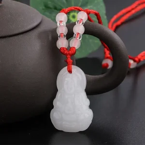 Chinese Traditional Amulet Guanyin Pendant Necklace