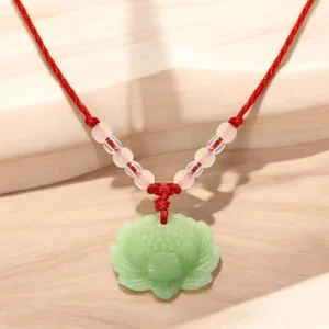 Lotus Pendant Necklace