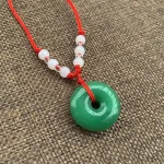 Pingan Buckle Pendant Necklace-1