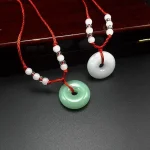 Sample Pingan Buckle Pendant Necklace