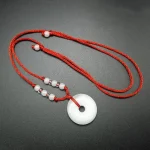 Pingan Buckle Pendant Necklace-2