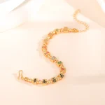 S925 Silver Chinese Mahjong Shisanyao Bracelet-3