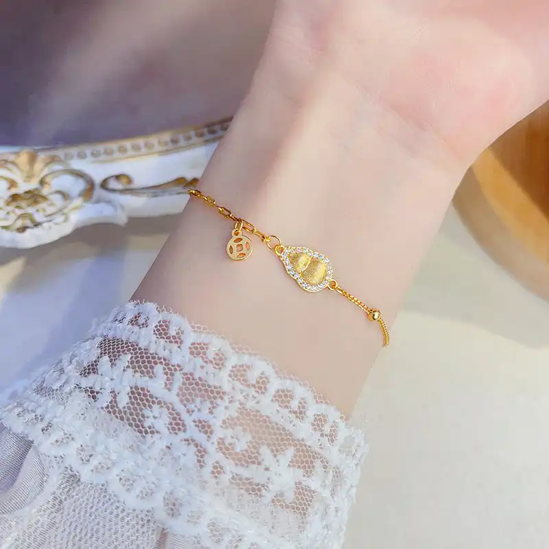 S925 Silver Gourd Bracelet-1