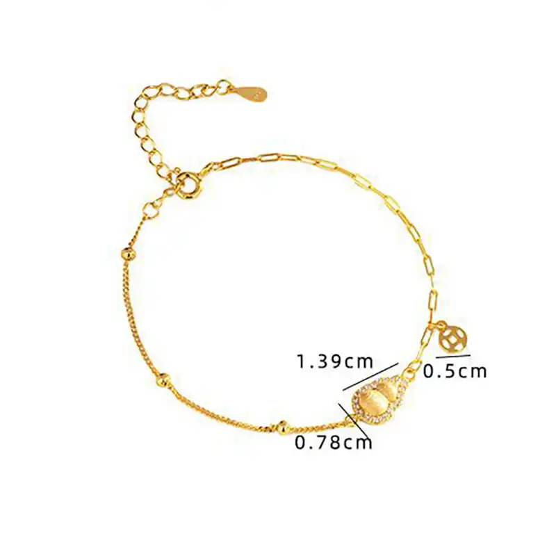 S925 Silver Gourd Bracelet-2