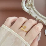 S925 Silver Lotus Seedpod Ring-1