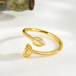 S925 Silver Lotus Seedpod Ring-3