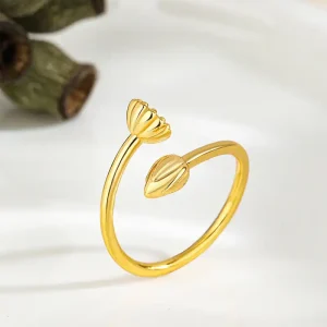 S925 Silver Lotus Seedpod Ring