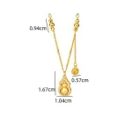 S925 Silver Rotatable Gourd Pendant Necklace-2