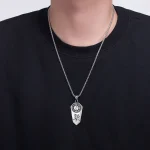 Stainless Steel Taichi Eight Trigrams Imperial Order Necklace-1