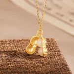 S925 Silver Jade Openable Peanut Necklace-3